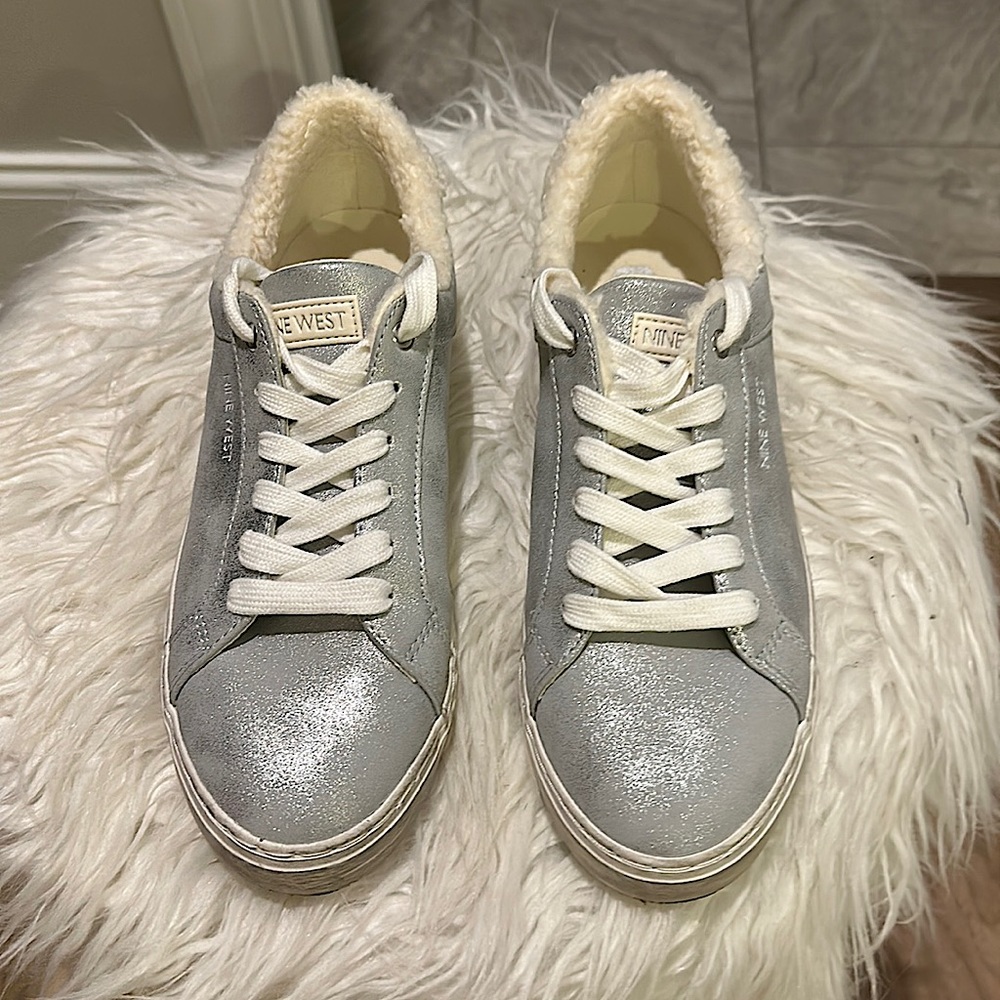 Nine West sneakers bought from Boston Proper. Worn 2 times  inside looks new